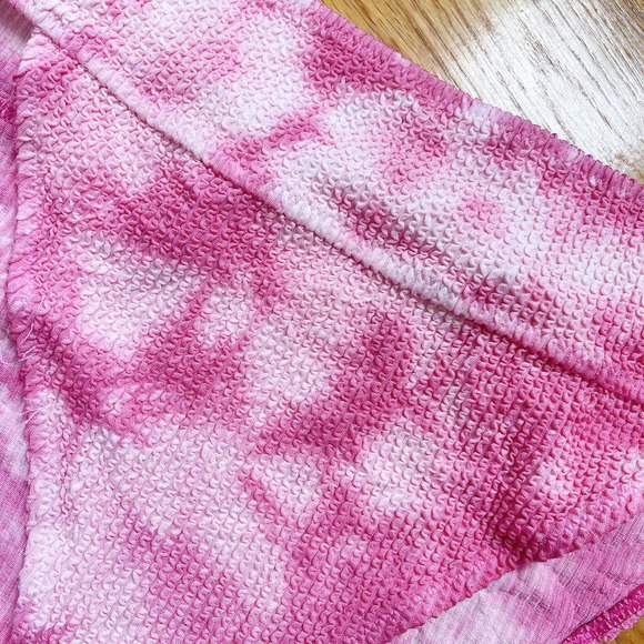 NWT Show Me Your Mumu Del Ray Binkini Bottom In PInk Dye Scrunch XXL - Picture 4 of 5